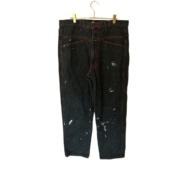 Marithe Francois Gibaud Black Jeans Size 36 X32 - Picture 2 of 4